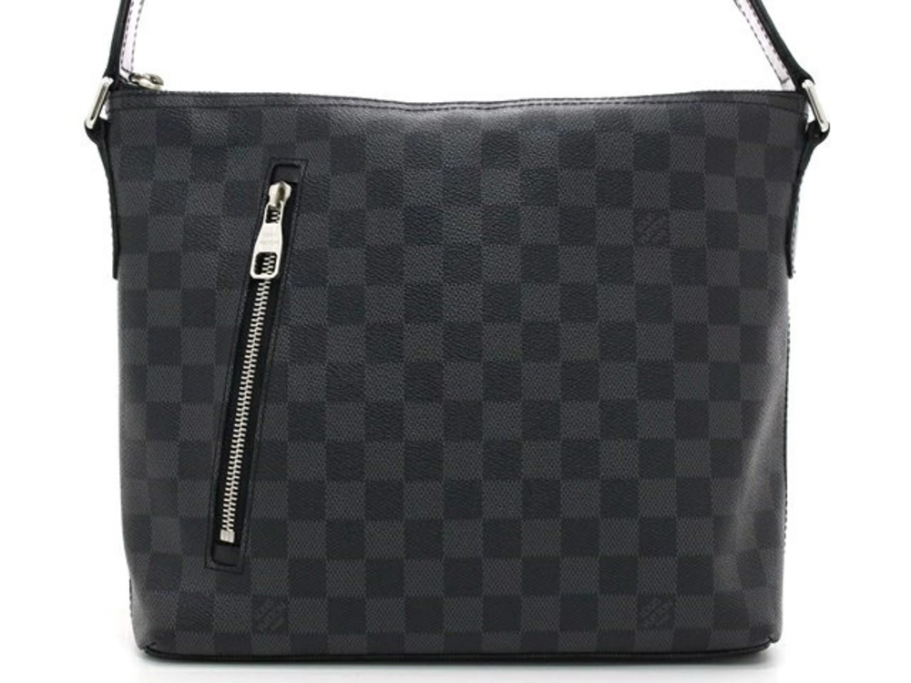 LOUIS VUITTON Mick Shoulder Bag Damier Graphite Black